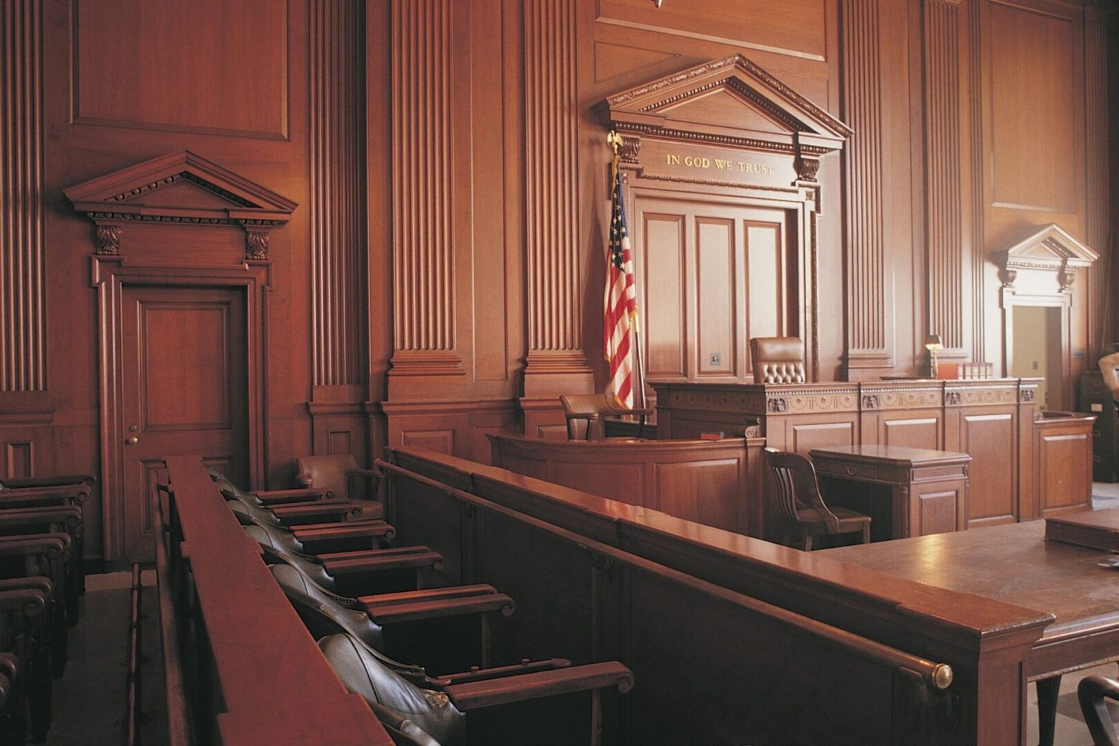 Courtroom in St. Paul, MN, that oversees elder abuse litigation